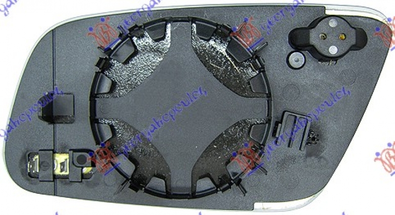 STAKLO RETROVIZORA SA GREJACEM 99- (KONV