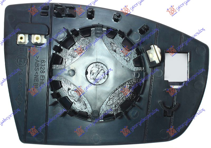 STAKLO RETROVIZORA SA GREJACEM (ASFERICN