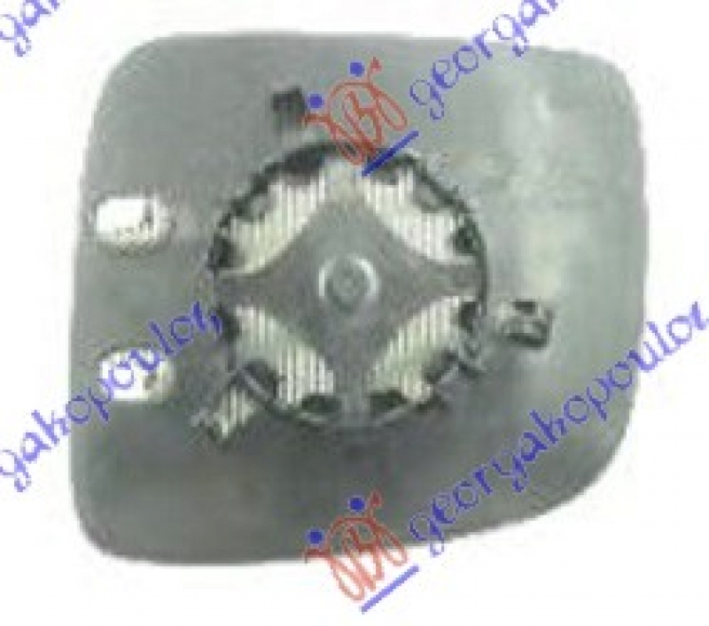 STAKLO RETROVIZORA SA GREJACEM (ASFERICN