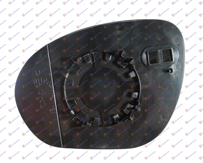 STAKLO RETROVIZORA SA GREJACEM (KONVEKSN