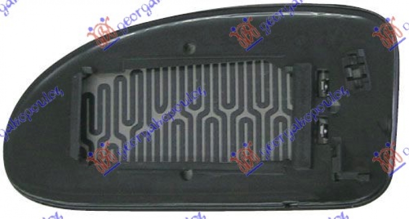 STAKLO RETROVIZORA SA GREJACEM (KONVEKSN