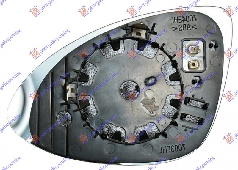 STAKLO RETROVIZORA SA GREJACEM (KONVEKSN