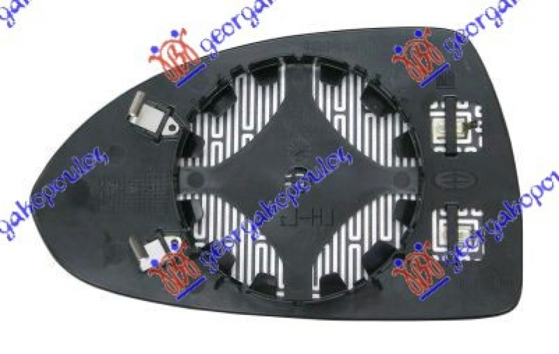 STAKLO RETROVIZORA SA GREJACEM (KONVEKSN