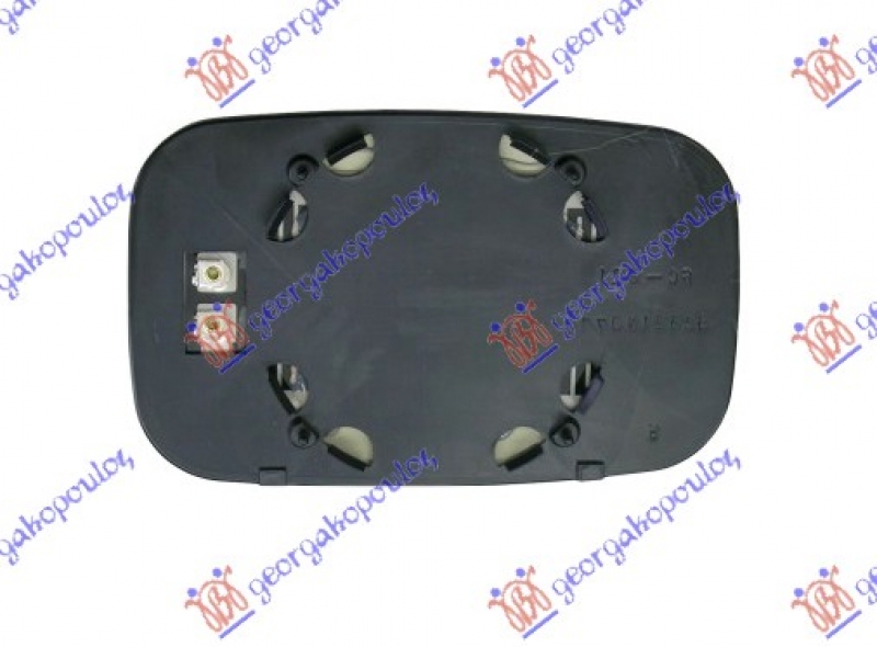 STAKLO RETROVIZORA SA GREJACEM (KONVEKSN