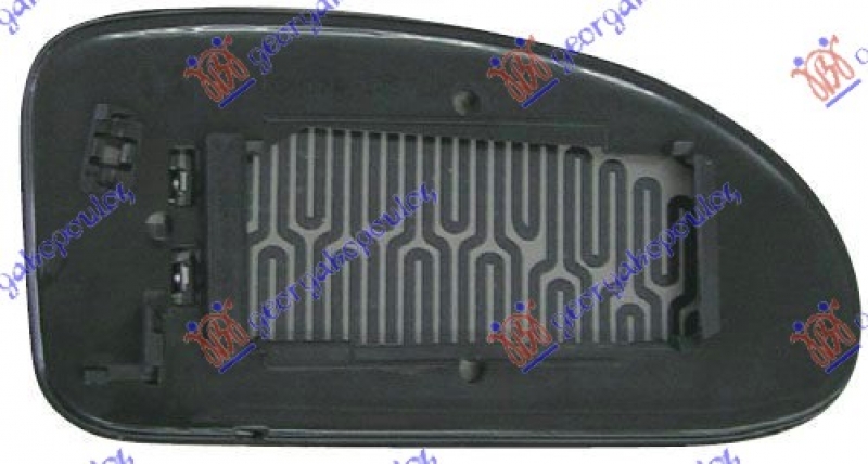 STAKLO RETROVIZORA SA GREJACEM (KONVEKSN