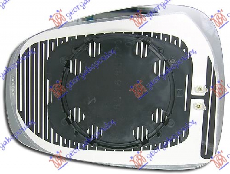 STAKLO RETROVIZORA SA GREJACEM (KONVEKSN