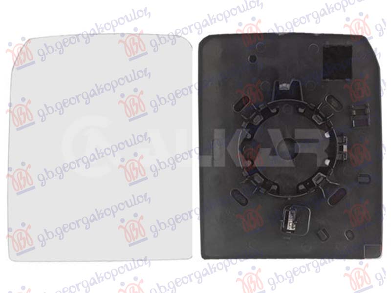 STAKLO RETROVIZORA SA GREJACEM (KONVEKSNO) (2 PIN) 2024-