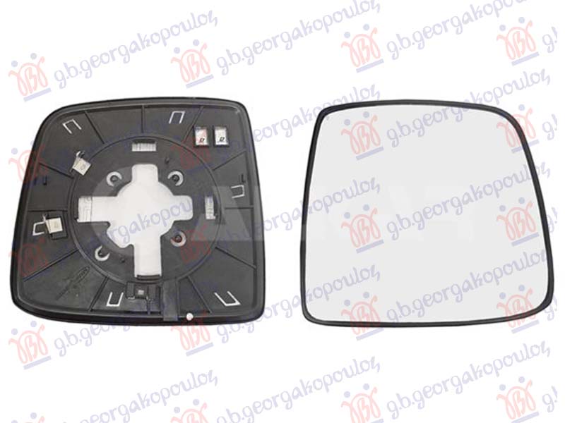 STAKLO RETROVIZORA SA GREJACEM (KONVEKSNO) (2 PIN)