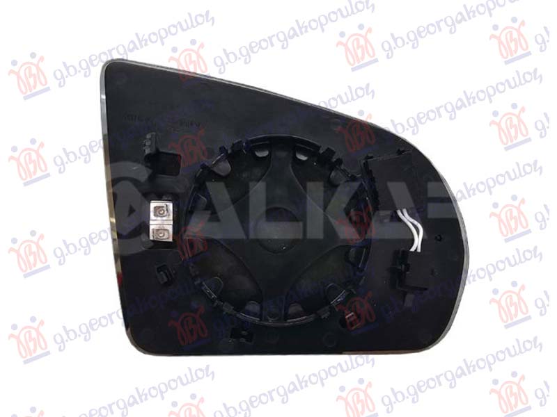 STAKLO RETROVIZORA SA GREJACEM (MRTAV UGAO) (2+2 PIN) (KONVEKSNO)