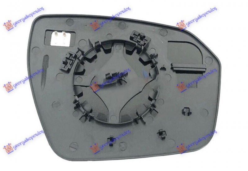 STAKLO RETROVIZORA SA GREJACEM (MRTAV UGAO) (KONVEKSNO)