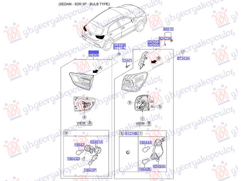 STOP LAMPA UNUTRASNJA LED (ORIGINALNI)