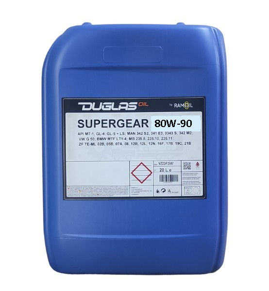 Ulje 20L SUPERGEAR 80W-90 GL4/GL5