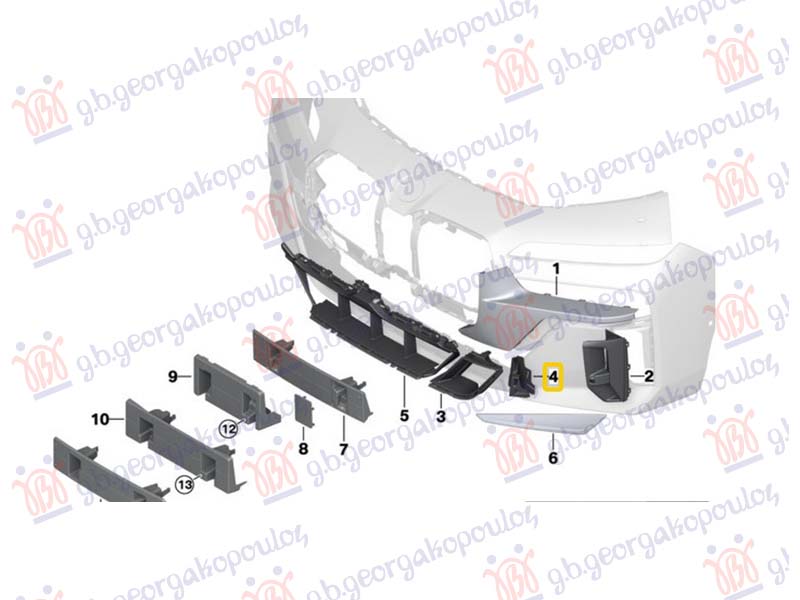 USMERIVAC VAZDUHA PREDNJEG BRANIKA UNUTRASNJI (M-SPORT)