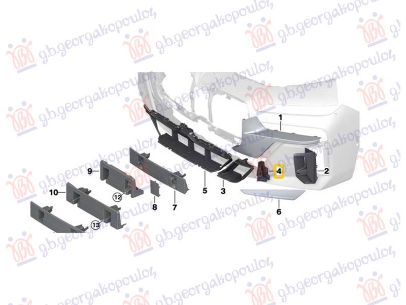 USMERIVAC VAZDUHA PREDNJEG BRANIKA UNUTRASNJI (M-SPORT)