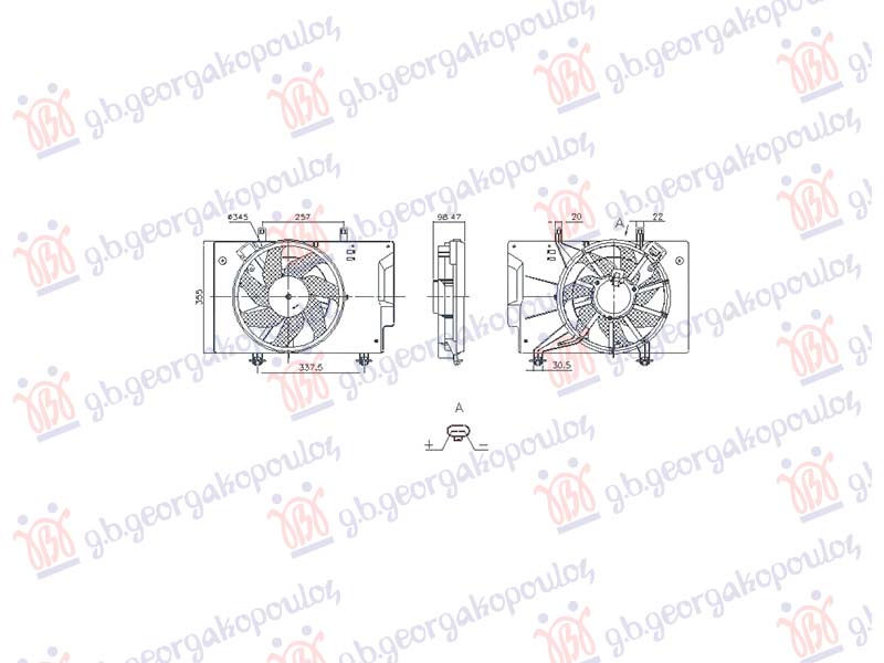 VENTILATOR 1.5 DIZEL (NRF)