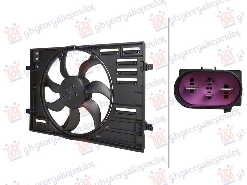 VENTILATOR (457mm) (500W) (4 PIN)
