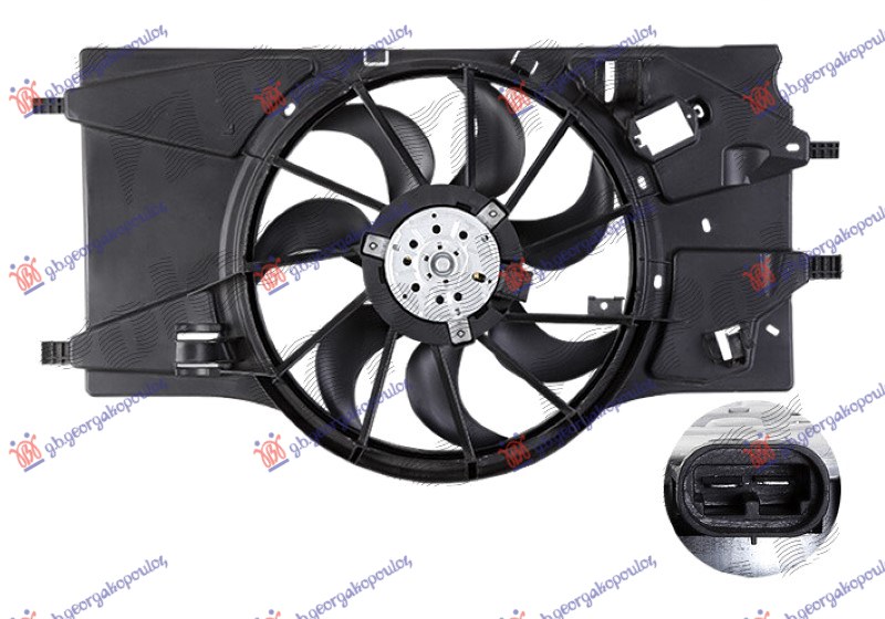 VENTILATOR KOMPLET 1.5/2.0 DIZEL - 1.6/2.0 BENZIN