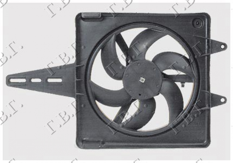 VENTILATOR KOMPLET  - A/C  BENZIN