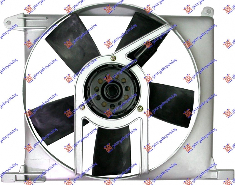 VENTILATOR KOMPLET BENZIN (+AC)