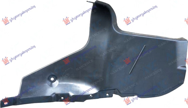 ZADNJE POTKRILO PLASTICNO (ZAVESICA)