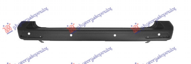 ZADNJI BRANIK SVETLO SIVI 2012- (4 PDC SENZORI) (A KVALITET)