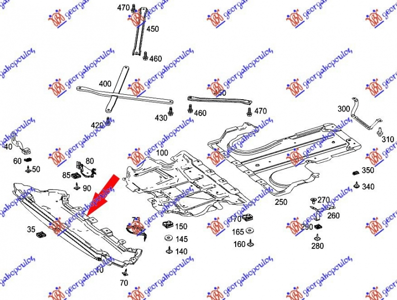 ZASTITA MOTORA PLASTICNA (AMG-LINE)