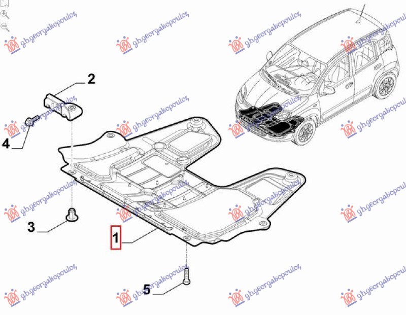 ZASTITA MOTORA PLASTICNA 1.0 (O)