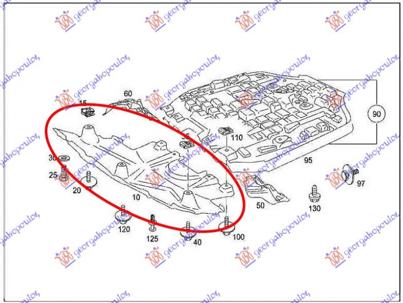 ZASTITA MOTORA PLASTICNA