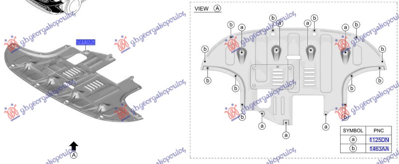ZASTITA MOTORA PREDNJA BOCNA (O)