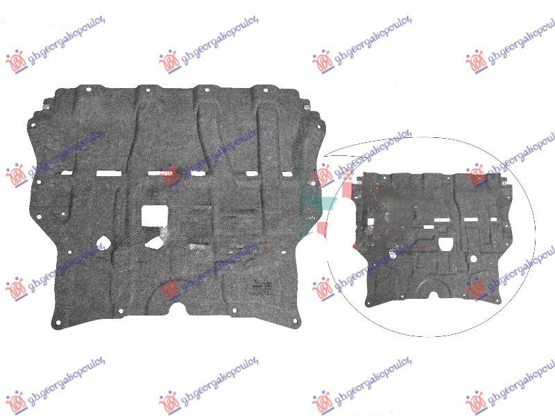 ZASTITA MOTORA PREDNJA PLASTICNA