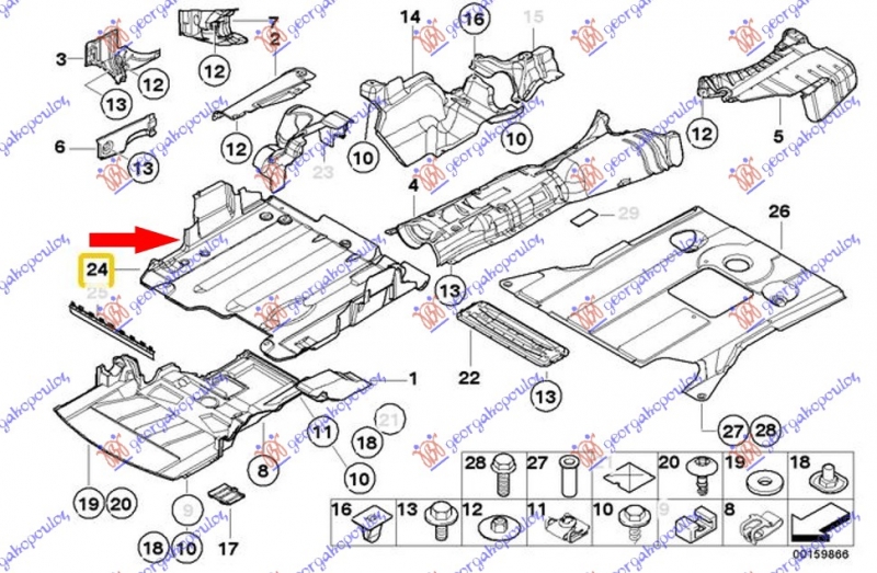 ZASTITA MOTORA PREDNJI DEO