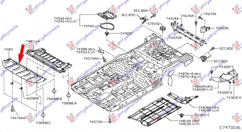 ZASTITA MOTORA (PREDNJI DEO)(BENZIN)