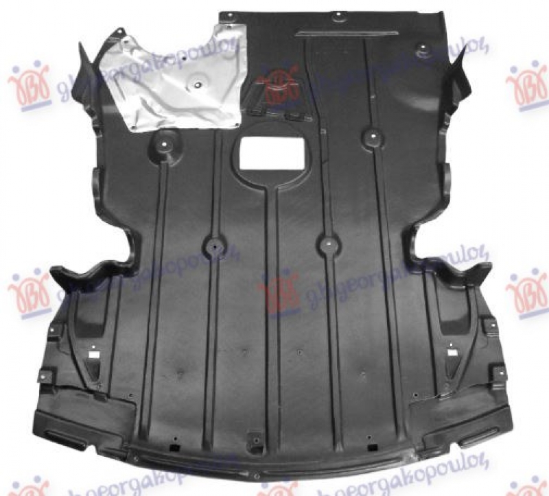 ZASTITA MOTORA (SREDNJI DEO) PLASTICNA (SA ALUMI. POKLOPOM)