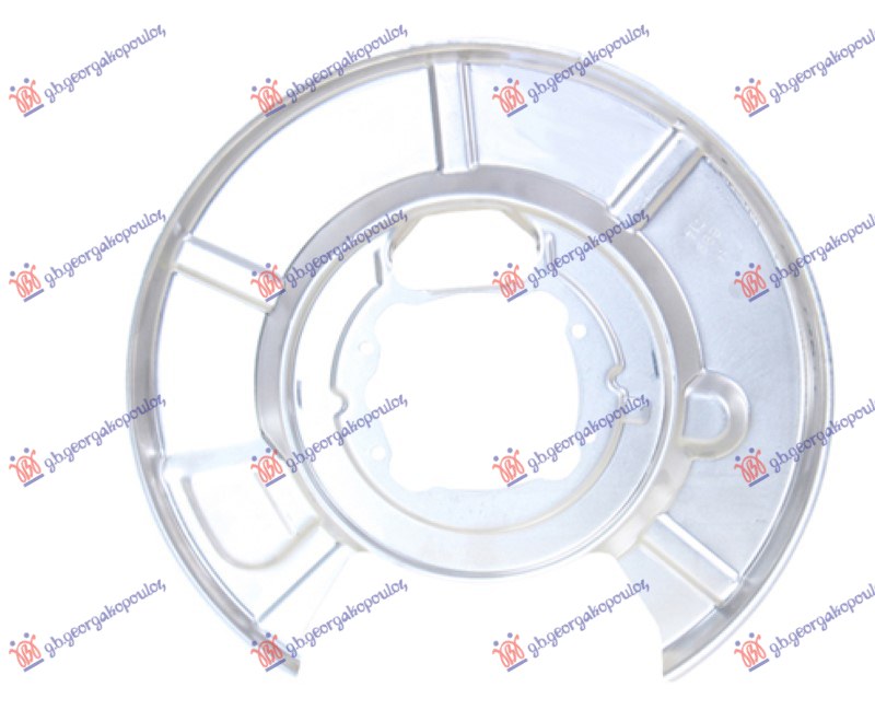 ZASTITA ZADNJEG KOCIONOG DISKA (PRECNIK ZASTITE 370/105mm) (PRECNIK DISKA 320mm)