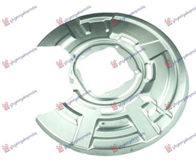 ZASTITA ZADNJEG KOCIONOG DISKA (PRECNIK ZASTITE 370/105mm) (PRECNIK DISKA 320mm) ALUMINIJUM
