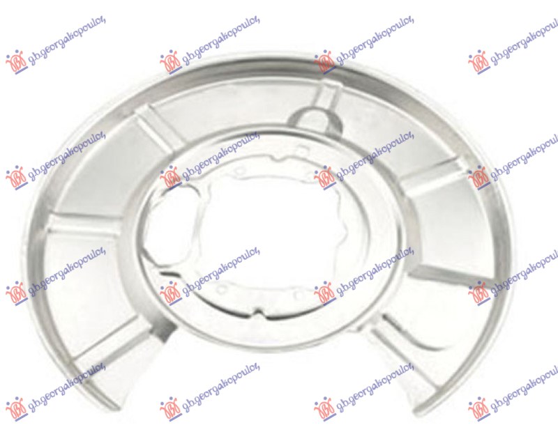 ZASTITA ZADNJEG KOCIONOG DISKA (PRECNIK ZASTITE 370/105mm) (PRECNIK DISKA 320mm) ALUMINIJUM