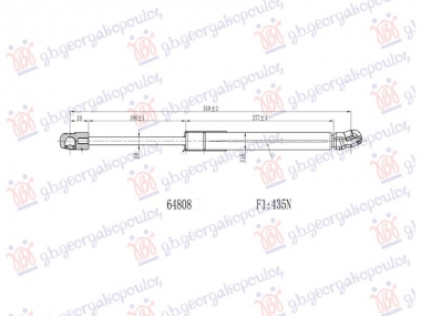 AMORTIZER GEPEK VRATA (510L-435N)