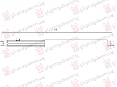 AMORTIZER GEPEK VRATA (POTPORNI) (OUTBACK)