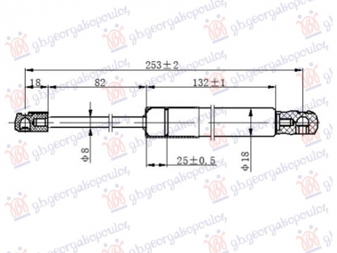 AMORTIZER HAUBE (253L-410N)