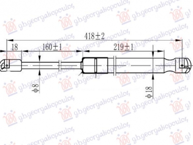 AMORTIZER HAUBE (418L-240N)