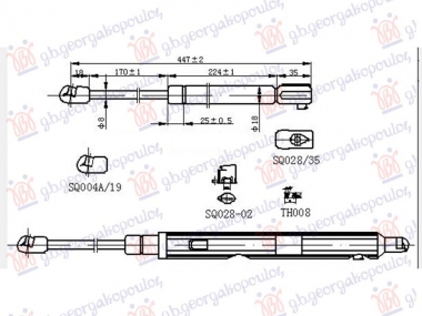AMORTIZER HAUBE (447L-430N)