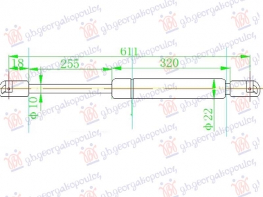 AMORTIZER HAUBE (609L-360N)