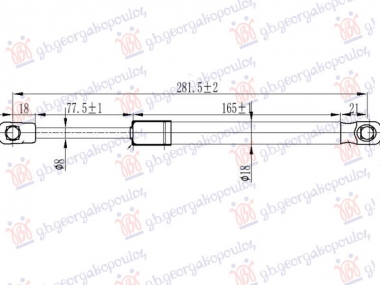 AMORTIZER HAUBE (M3) (282L-430N)