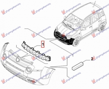 APSORBER PREDNJEG BRANIKA (CROSS) (O)