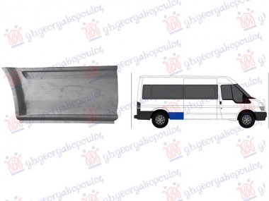 BOCNA STRANA ZADNJA (BOCNI DEO) (DUZINA: 72cm VISINA: 36cm)