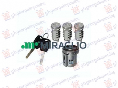 CILINDAR BRAVE (5 KOM) (3 CILINDRA - 2 KLJUCA) (CRNI TIP KLJUCA)