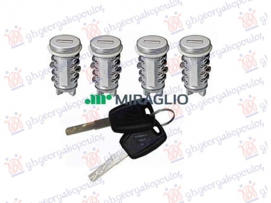 CILINDAR BRAVE (6 KOM) (4 CILINDRA - 2 KLJUCA) (CRNI TIP KLJUCA)