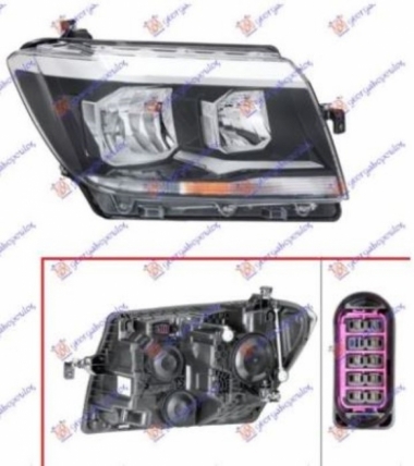 FAR ELEKTRICNI (H7/H15) (TYC)