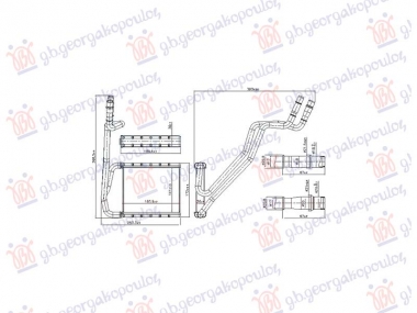 GREJAC KABINE 1.0/1.1/1.5 ZA SVE MODELE (MAN/AUTO) (184x141) (NISSENS)