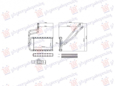 GREJAC KABINE 1.3/1.4/1.5/2.0 ZA SVE MODELE (MAN/AUTO) (133x256) (NISSENS)